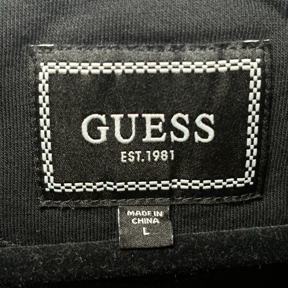 GUESS - Men's Black Sweater in Size L - Picture 7 of 10